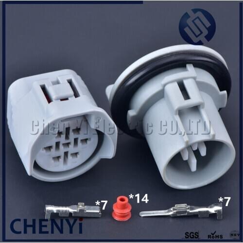 Sumitomo 7 Pin female male Auto waterproof Headlight Lamp Assembly Plug Connector 6189-0127 6188-0067 For Toyota Camry Lexus