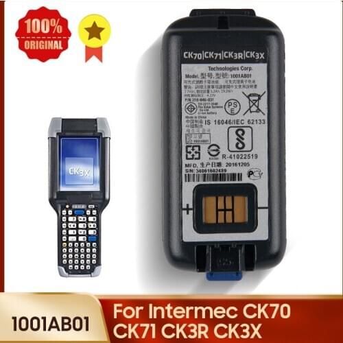 Genuine Replacement Battery 1001AB01 for Intermec CK70 CK71 CK3R CK3X Scan collector Quality Products 19.2Wh 4.22V