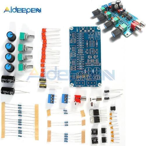 NE5532 HIFI Amplifier Filter Preamplifier Board DIY Kits AC Double 15V 3P Terminal Audio Output Control Board Finished Product
