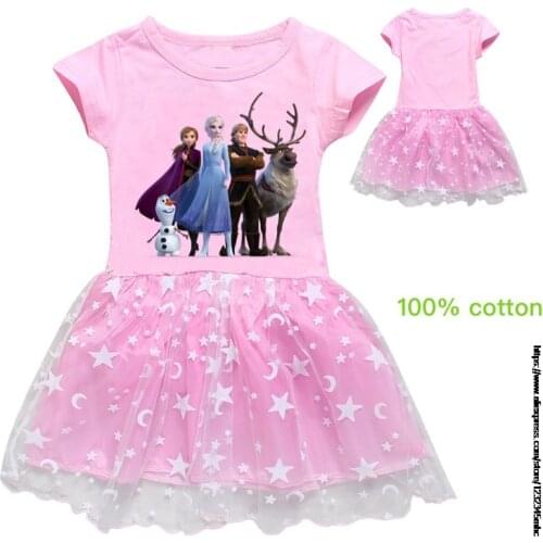 Disney Frozen Elsa Girls Dress Wedding Birthday Party Princess Dresse for Girl Dresses Kids Children Clothing birthday gift