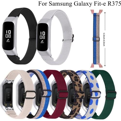 Strap for Samsung Galaxy Fit-e R375 Soft Nylon Watchband Bracelet Accessories Women Men Wristband for Galaxy Band SM-R375