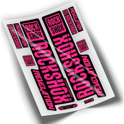 Pegatinas hairpin clip ROCKSHOX REVELATION 2018 WP63 STICKERS