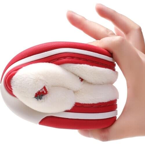 Cotton Slippers Women Fruit Home Warm Thick Floor Anti-slip Couple Home Indoor Slippers Home Kids Furry Slides Shoes Girl
