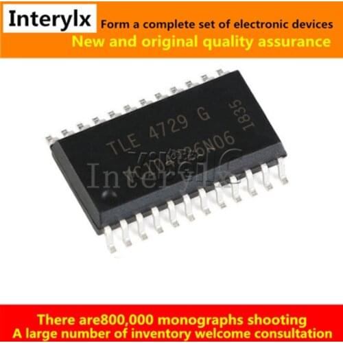 2Pcs TLE4726G TLE4726 TLE4729G TLE4729 SOP-24 Two Phase Stepper Motor Chip