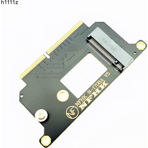 A1708 NVME Adapter for Macbook NVMe PCI Express PCIE to M.2 SSD Adapter Card N-1708A for Macbook Pro Retina 13" A1708 2016 2017