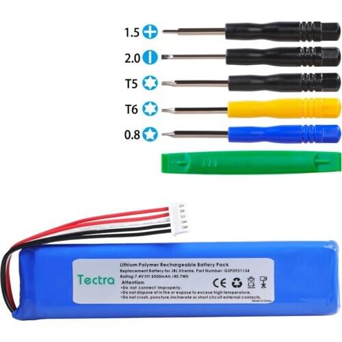5500mAh GSP0931134 Battery for JBL Xtreme Speaker Battery&Install Tools