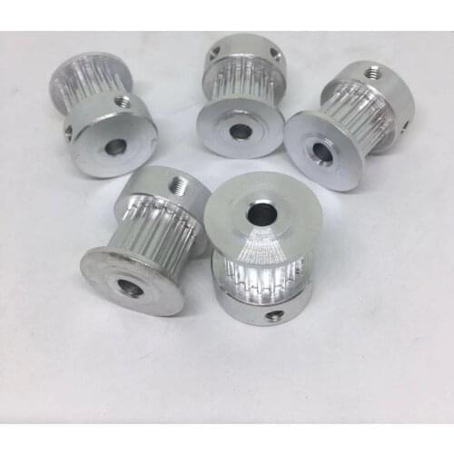 Aluminum T2.5 timing pulley 19 teeth 10mm width 10pcs a pack