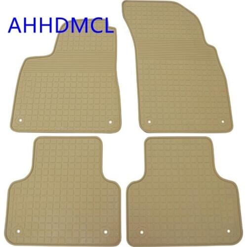 Car Rubber Mats Floor Mats Anti Slip Mat Carpets Feet Pads Custom Fit For Audi Q7 2016 2017 2018 Left Hand Drive