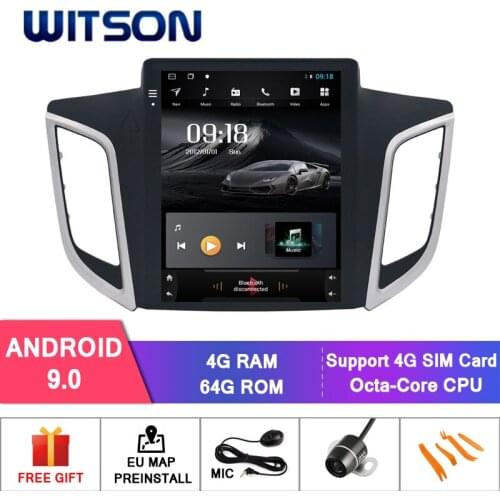 WITSON Vertical Screen car dvd with GPS 4GB RAM+64G ROM For HYUNDAI IX25/CRETE 2015-2017 car radio with GPS car audio player