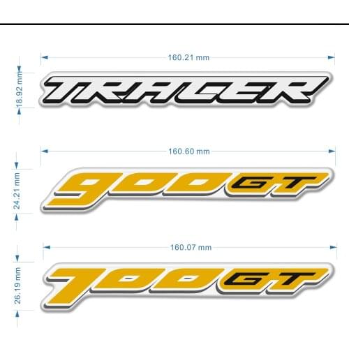 Luggage Trunk For Yamaha Tracer 700 900 GT MT07 MT09 MT 07 09 Tank Pad Stickers Protection Knee 2015 2016 2017 2018 2019 2020