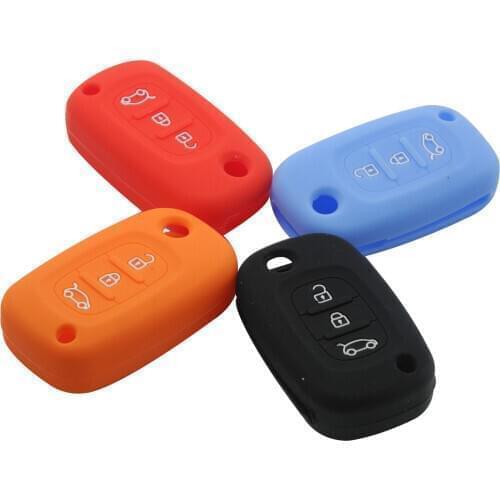Kutery 3Buttons Remote Car Key Fob Silicone Case Cover Protector For LADA Sedan Granta Vesta