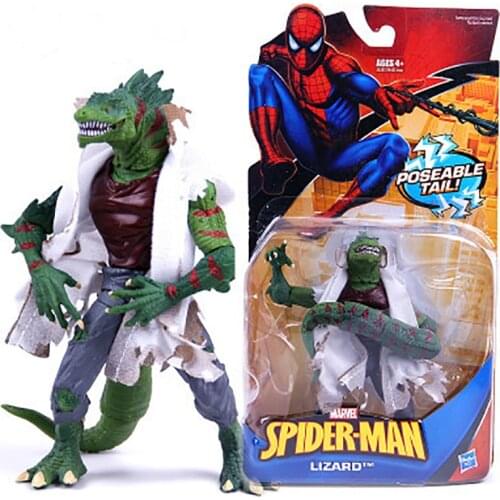 13-15cm 6 Styles Marvel Superheroes Spiderman Venom Carnage Lizard PVC Action Figure Collectible Model Toys