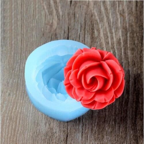 Hot sale rose Modelling of flowers chocolate mold fondant Cake decoration mold flowers molds 100% Food grade material No.si372