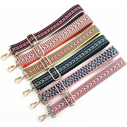 3.8CM Wide Colours Cotton Webbing Belt DIY Replace Fashion Bag Strap Handle Accessories