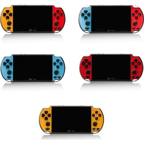 X7Plus 5.1 Inch Colorful Screen Game Console Dual Rocker Handheld Retro Game Host Machine for Gaming Lovers Toys Gifts