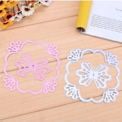 Graceful Lace Flower Decoration Metal Cutting Dies Scrapbooking Album Paper DIY Cards Crafts Embossing Dies New 2019