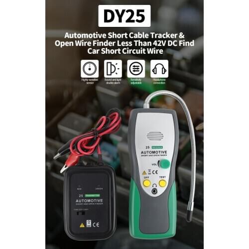 DY25 Cable Tracker Automotive Short Open Circuit Finder Tester Car Repair Tool