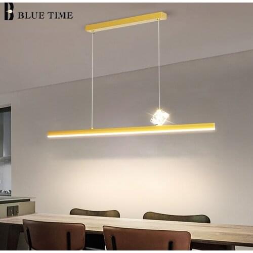 Creative LED Pendant Lights Home Indoor Pendant Lamp for Dining Room Living Room Kitchen Crystal Bedside Light Hanging Lighting