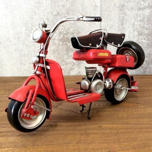 Motorcycle Modelcar Vintage Ironwork Tin Retro Crafts Handmade Collection Handicraft Decorations Gifts Retro Nostalgic