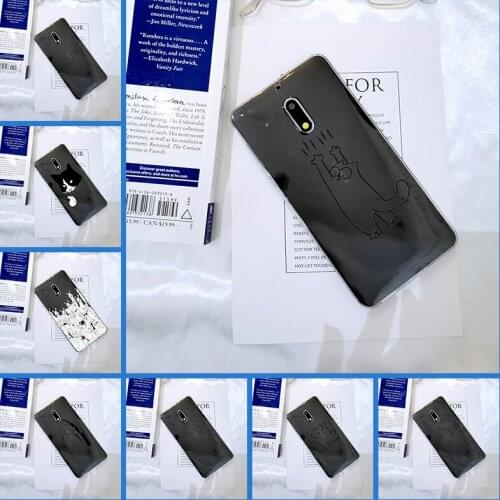 For Nokia 7 Plus X71 X6 Nokia6 Nokia5 Nokia3 Nokia2 Phone Cases Silicone Funny Cat Soft Back Cover For Nokia 9 8 6 5 3 2 1 Plus