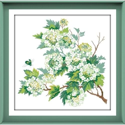 Spring flowers cross stitch kit flowers aida 18ct 14ct 11ct unprint canvas cotton thread counted needlework thread embroidery