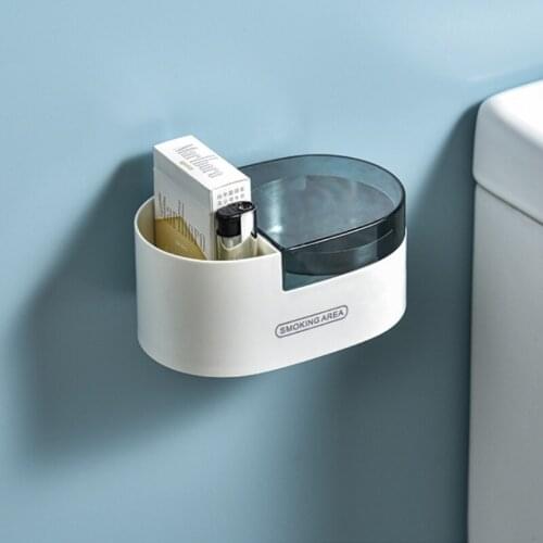 50LB Toilet Bathroom Wall Mounted Ashtrays for Cigarettes Weed Trays Home Office Indoor