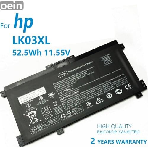 Oein Genuine LK03XL Battery For HP Envy 17M 15m-bp012dx HSTNN-UB7I HSTNN-LB7U 916368-421 TPN-W127 TPN-W128 TPN-W129 916368-541