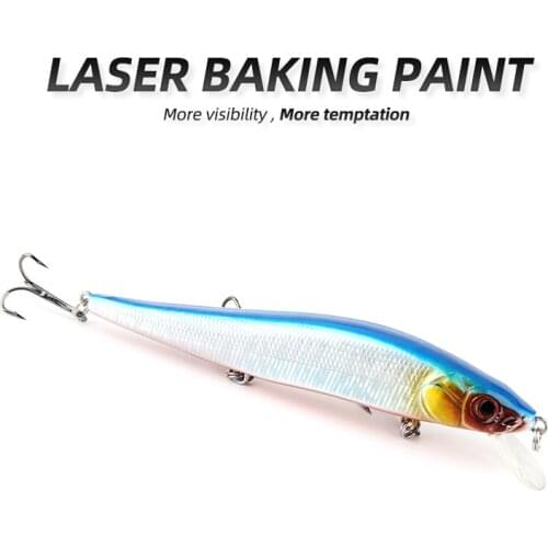 ARDEA Minnow fishing lure winte bait zipbaits rigge hard lure bass floating crankbait pike lure plastic trolling wobbler baite