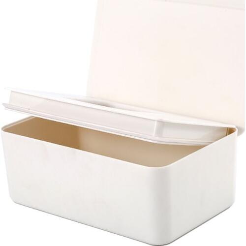Durable PP Wet Wipes Dispenser Holder Tissue Storage Box Case with Lid for Home Stores