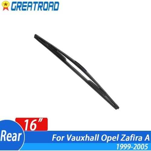 Wiper 16" Rear Wiper Blade For Vauxhall Opel Zafira A 1999-2005 2004 2003 2002 2001 Windshield Windscreen Rear Window