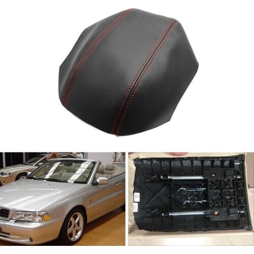 Car-styling Microfiber Leather Center Control Armrest Box Cover Trim For Volvo S70 V70 C70 1993 - 1996 1997 1998 1999 2000 2001