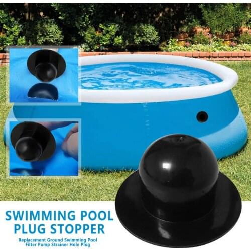 Swimming Pool Plug Stopper Replacement Ground Swimming Pool Filter Pump Strainer Hole Plug Accessories for Pools Garden Supplies