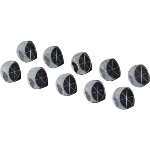 10PCS Aluminium Coated 25.4mm Corner Cube Prism, Plated Trihedral Retroreflector *10