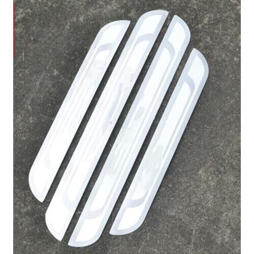 2008-2016 for Peugeot 206 207 2008 307 308 3008 407 408 508 Ultra-thin Stainless Steel Door Sill Scuff Plate Pedal Car Accessory