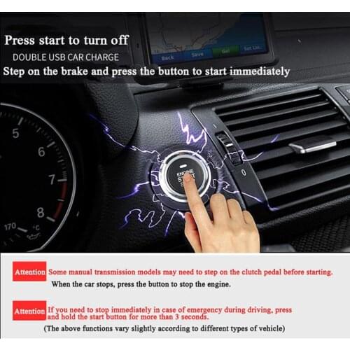 Partol Smart Key PKE Car Alarm Passive Keyless Entry Car System Engine Start Stop Push Button Remote Starter Shock Sensor X5
