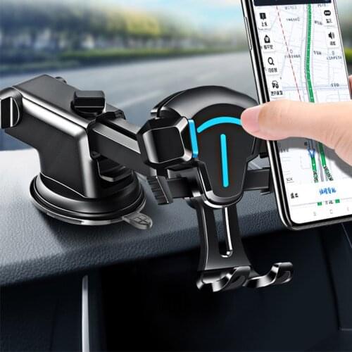 Car Phone Holder Suction Cup Adjustable Universal Holder Stand In Car GPS Mount for IPhone 12 11 Pro Max Xiaomi 9
