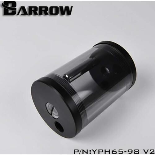 Barrow OBS65-98 V2,OBS65-220,V2 OBS65-135 V2,Reservoir(DIA: 65mm TL:98mm/135mm/220mm)Black body Black cap water cooler tank