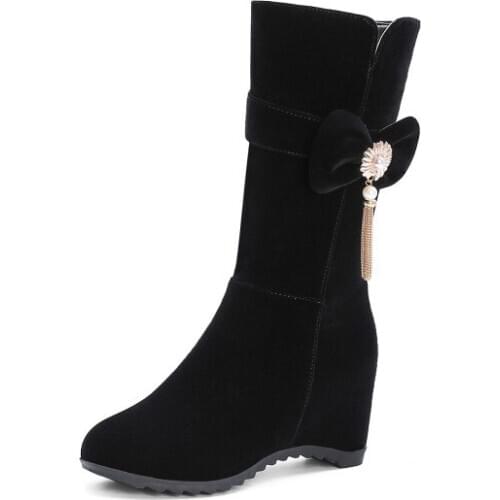 Big Size Simple decorative boots boots women woman winter boots women women shoes botas