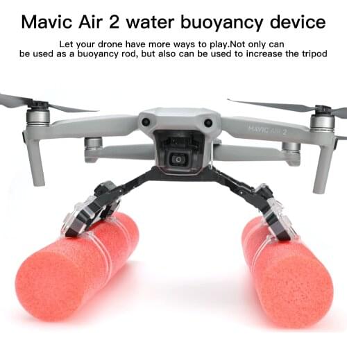 For DJI Mavic Air 2S/Mavic Air 2 Drone Heightened Landing Gear Floating Buoyancy Stick Kit LED landing gear