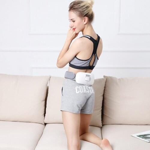 Electric Lumbar Traction Back Massager Heated Vibrator Massage Machine Lumbar Spine Disc Herniation Pain Relieve