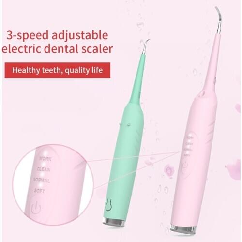 Electric Sonic Oral Irrigator Dental Scaler Tooth Calculus Tartar Remover Healthy Gums Dentist Waterproof Whiten Teeth Cleaner