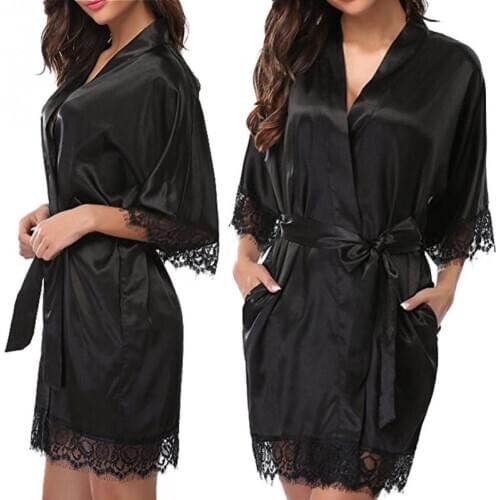 Favolook Women's Robes With Lace