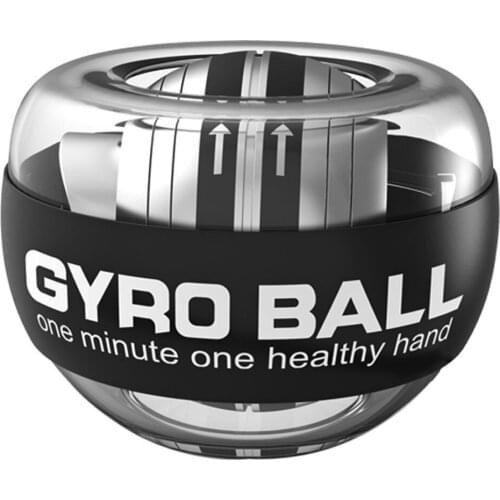 Gyro Power Wrist Ball LED Gyro Power Ball Auto Start Range With Back Arm Hand Muscle Strength Trainer Fitness Equipment