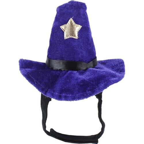 Legendog Pet Costume Hat Novelty Adjustable Pet Witch Hat Dog Cat Headwear For Halloween Puppy Dress Cap Pet Accessories