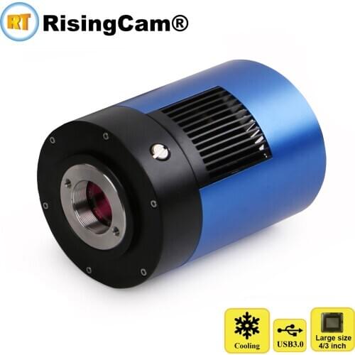 Sony imx183 1inch sensor 20mp TE cooling temperature control USB3.0 Cool Microscope Camera for darkfield and fluorescent