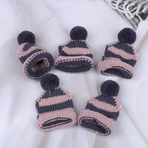 1pc Doll-Hat Small Knitting Hat Dolls Woolly Hat Toy Doll Accessories Kids Gift