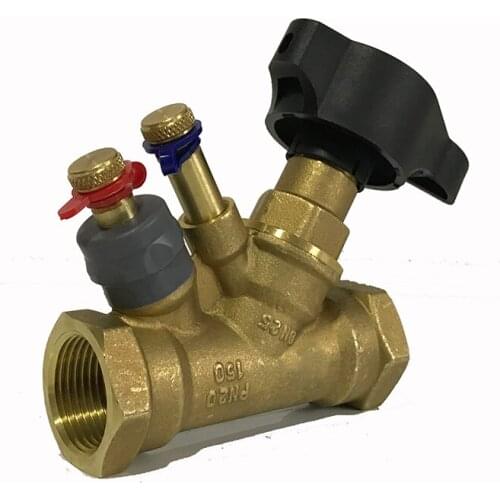 Brass static balancing valve water flow regulating valve flow control valve air adjustment valve DN15-DN50