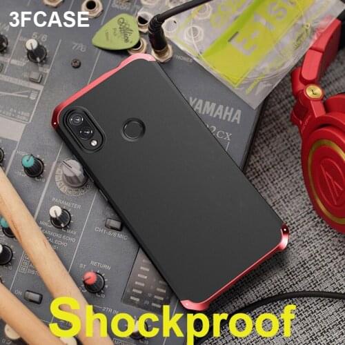 Redmi Note 8 Pro Case For Xiaomi Redmi Note 7 Case Shockproof Metal PC Cover Armor Coque For Xiaomi Redmi Note 6 Pro Funda Case