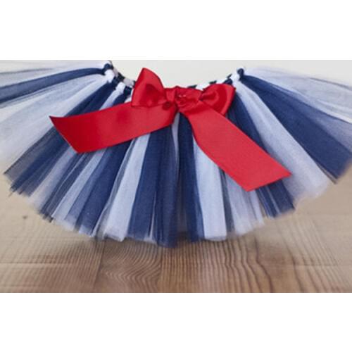 Cute Girls Skirt Baby 100% Handmade Tulle Pettiskirt Tutu with Ribbon Bow Kids Birthday Party Skirts Children Ballet Tutu Skirt