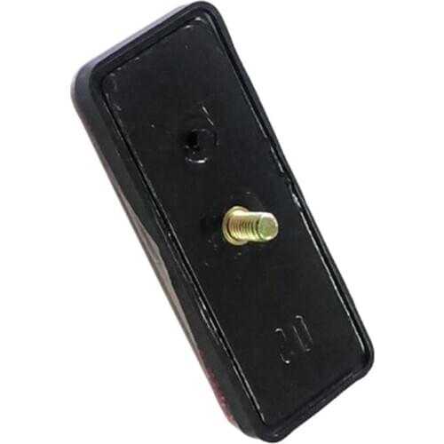 Motorcycle Bike Scooter Quad Red Rectangle Reflective Plate Warning Reflector H8WE